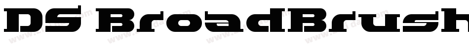DS BroadBrush字体转换